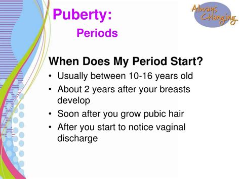 PPT - Always Changing 5 th Grade Puberty Education Program PowerPoint