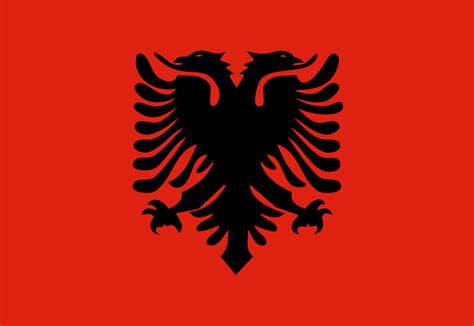 Clipart - Flag of Albania