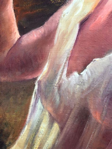 Rosendo Gonzalez Carbonell - Suggestive Nude of a Woman oil on canvas