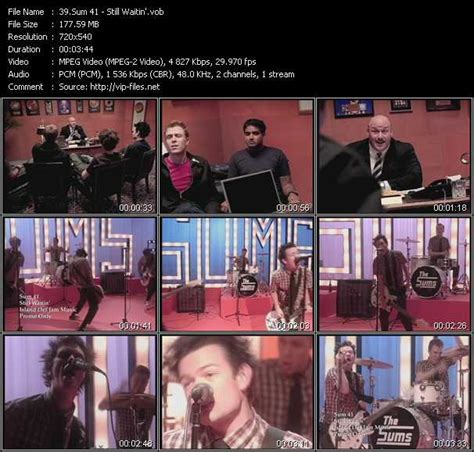 Sum 41 «Still Waiting» VOB File