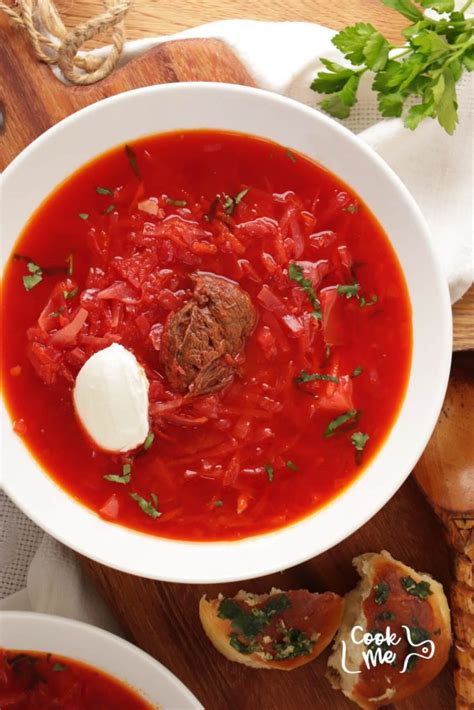 Ukrainian Borscht Recipe - Cook.me Recipes