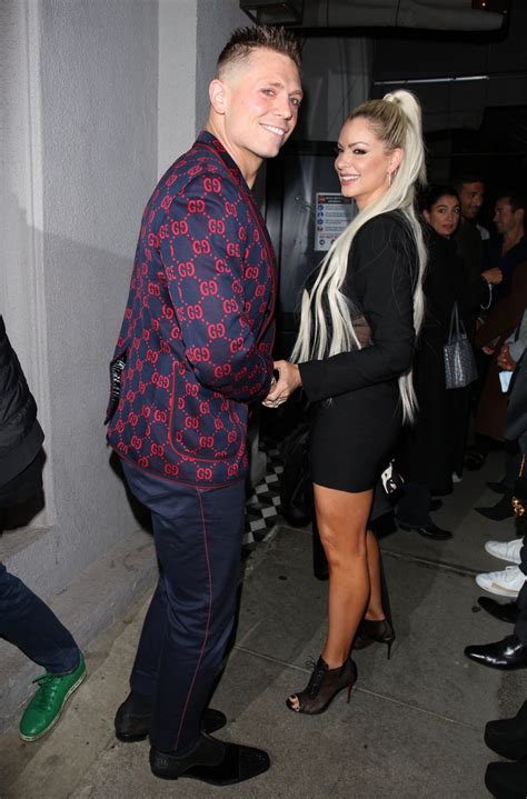 MARYSE OUELLET and The Miz at Craig’s in West Hollywood 10/12/2021