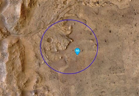 Location Map for Perseverance Rover : r/nasa