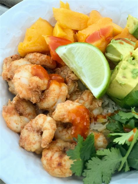 Spicy Shrimp Bowls - Seasoned with Joy