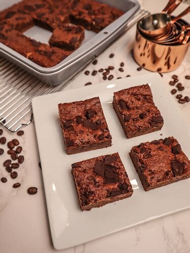 Fudgy Vegan Mocha Brownies | Fragrant Vanilla Cake