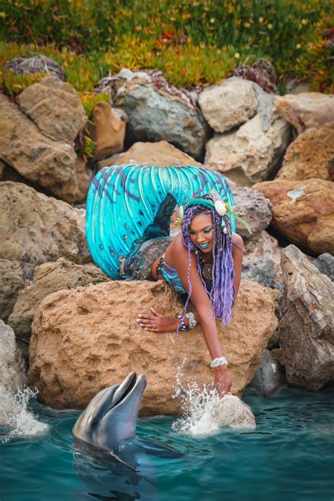 Hire a Black Professional Mermaid Entertainer in Los Angeles ...