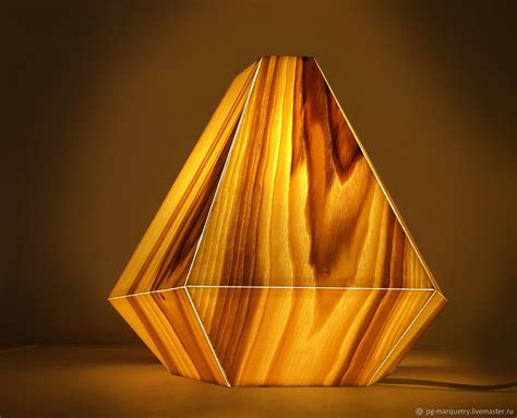 Оригинальный ночник из дерева "Crystal" купить в интернет-магазине ...
