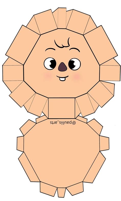 Quokka papercraft han | Животные оригами, Шаблон бумажной куклы, Милые ...