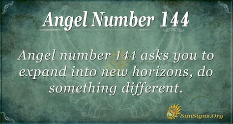 Angel Number 144 Meaning: Solid Foundation - SunSigns.Org