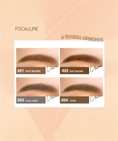 Focallure, artist superfine eyebrow pencil, FA-113, 01 soft brown, 0.1 ...