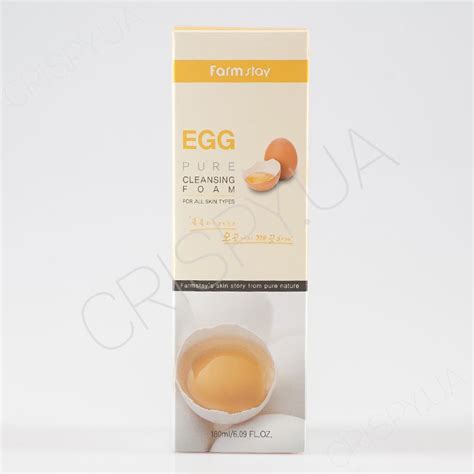 Матирующая пенка для умывания FARMSTAY EGG PURE CLEANSING FOAM - 180 мл ...
