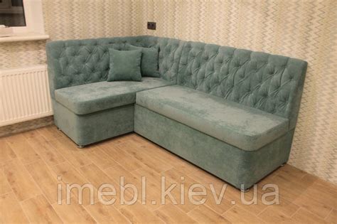 Раскладной угловой диван для кухни (Бирюзовый), цена 8999 грн., купить ...
