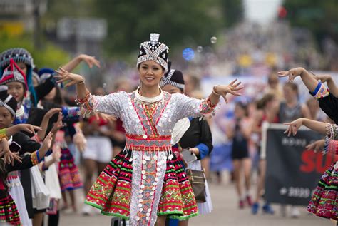 How did Minnesota become a hub for Hmong people?