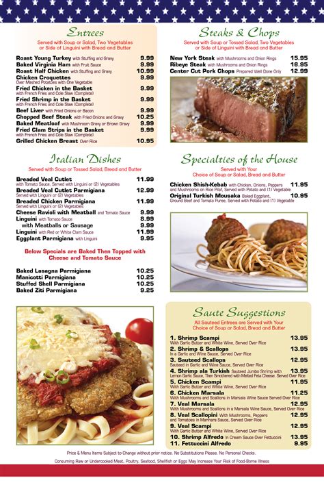 Dinner Menu Page 04