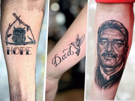 Dad Memorial Tattoos For Men
