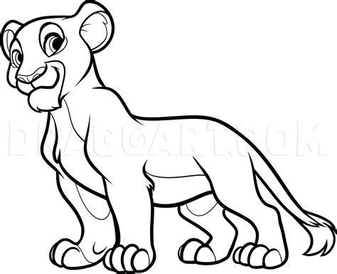 How To Draw Nala From The Lion King, Drawing, Step by Step, by Dawn ...