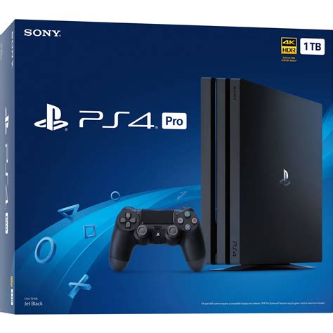 Sony Playstation 4 PRO 4K HDR 1TB Consola en color negro LATAM - Compra ...