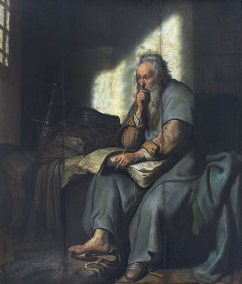 Rembrandt Harmensz. van Rijn: St. Paul in Prison