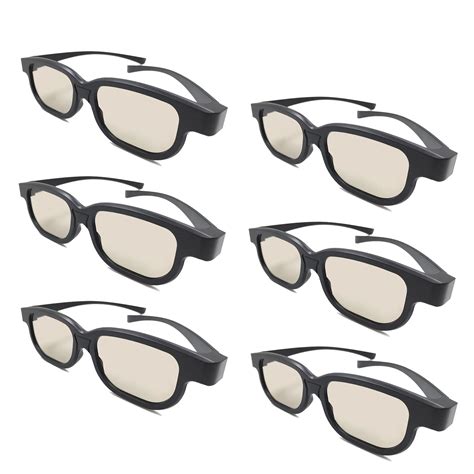 Buy TOUMEI Reald 3D Glasses, Circular Polarized Non-Flashing Passive 3D
