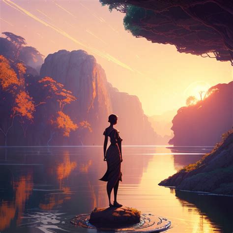 ArtStation - Концепт арт Ждущая девушка Изображения выполнено с помощью ...