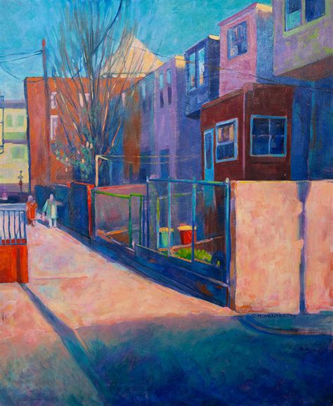 Baltimore City 3 Painting by Christine Wenderoth