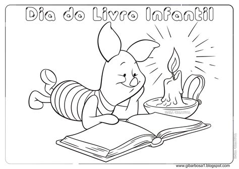 Desenho Para Colorir Do Dia Do Livro - 9