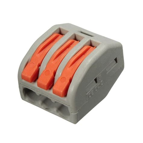 Прямий 3-контактний конектор для з'єднання проводів 250 В 30 А - LED ...