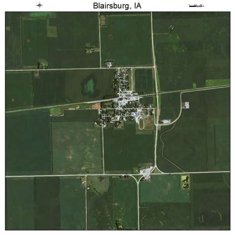 Aerial Photography Map of Blairsburg, IA Iowa