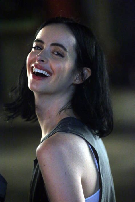 KRYSTEN RITTER on the Set of Jessica Jones Season 2 in New York 06/30