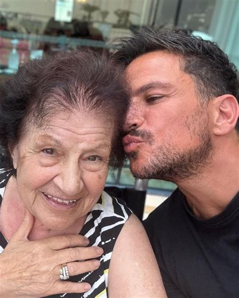 Peter Andre’s mum’s has emotional reaction to seeing grandson Junior ...