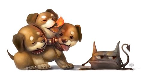Cerberus pup by Silverfox5213.deviantart.com on @deviantART | Character ...