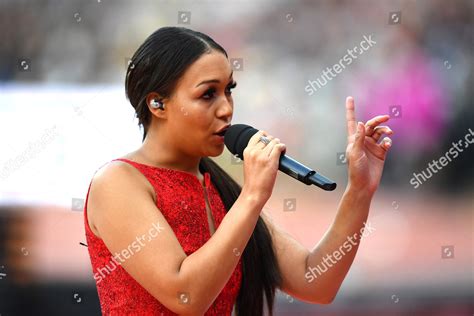 Rebecca Ferguson Sings Ahead Official Opening Editorial Stock Photo ...