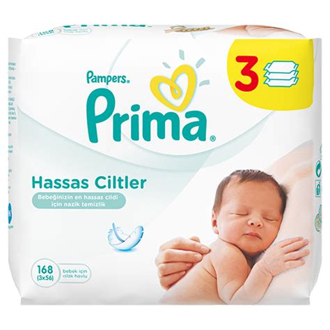 Prima Pampers Islak Havlu Sens 3 Lü 156 Lı