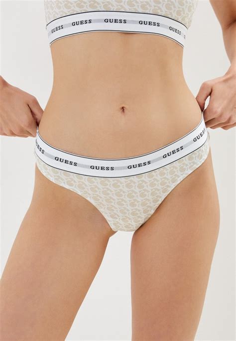 Трусы Guess, цвет: бежевый, RTLACK443301 — купить в интернет-магазине ...