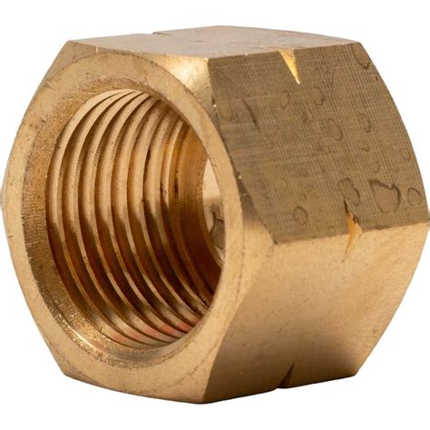 Гайка накидная 27, W21.8x1/14" (СП21.8) LH, латунь, 5 шт в упаковке ...