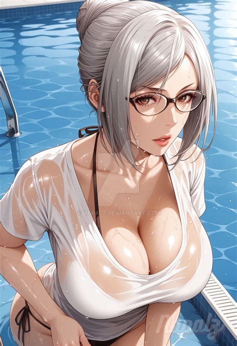 [OPEN] Shiraki Meiko pool day by Napalz on DeviantArt