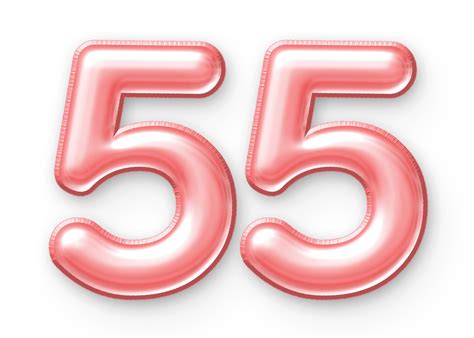 number balloon pink  png