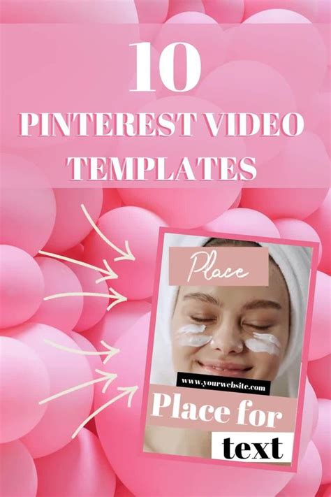 10 Video Pinterest Pin Templates for your Blog and Business | Etsy ...
