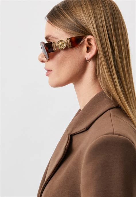 Очки солнцезащитные Versace VE4361 521773, цвет: коричневый ...