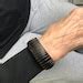 Handmade Leather Sculpted Cuff Bracelet Adjustable in Size Handcrafted ...