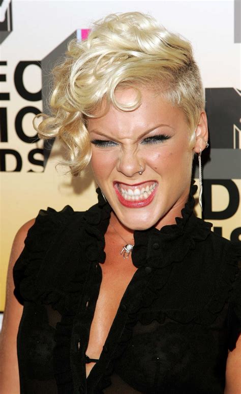 Ms. Alicia "Pink" MooreXoXo | Pink hair, Short curls, Pink haircut