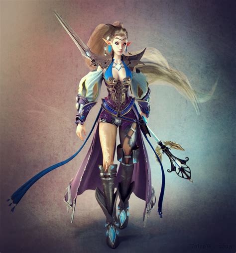 artstation elf wizard tairo fialho