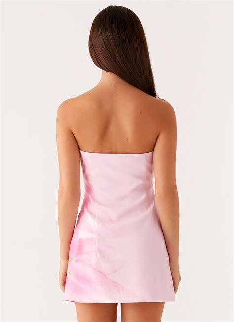 Sugar Rush Strapless Mini Dress - Pink – Peppermayo