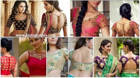 Saree Blouse Front And Back Neck Designs - Ethnic Fashion Inspirations!