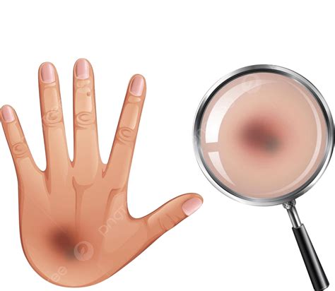 A Human Hand With Bruise Clip Art Wound Injured Vector, Clip Art, Wound ...