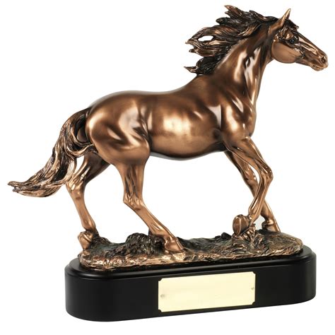 Bronze Plated Horse Award - Trophies Online Ireland | Online Trophy ...