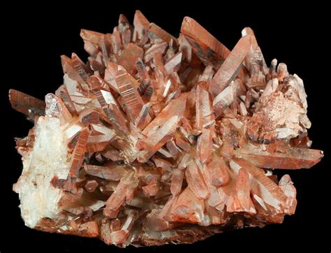 5.7" Natural, Dark Red Quartz Crystals - Morocco (#53059) For Sale ...