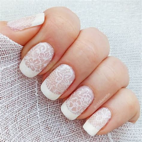 30 Beautiful Lace Nails Art Ideas + Video Tutorial