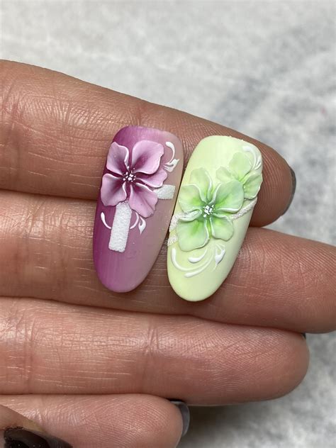 3d flower nails 5