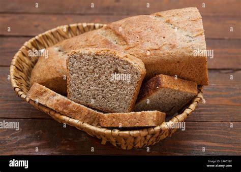 Rustic homemade whole wheat bread Stock Photo - Alamy